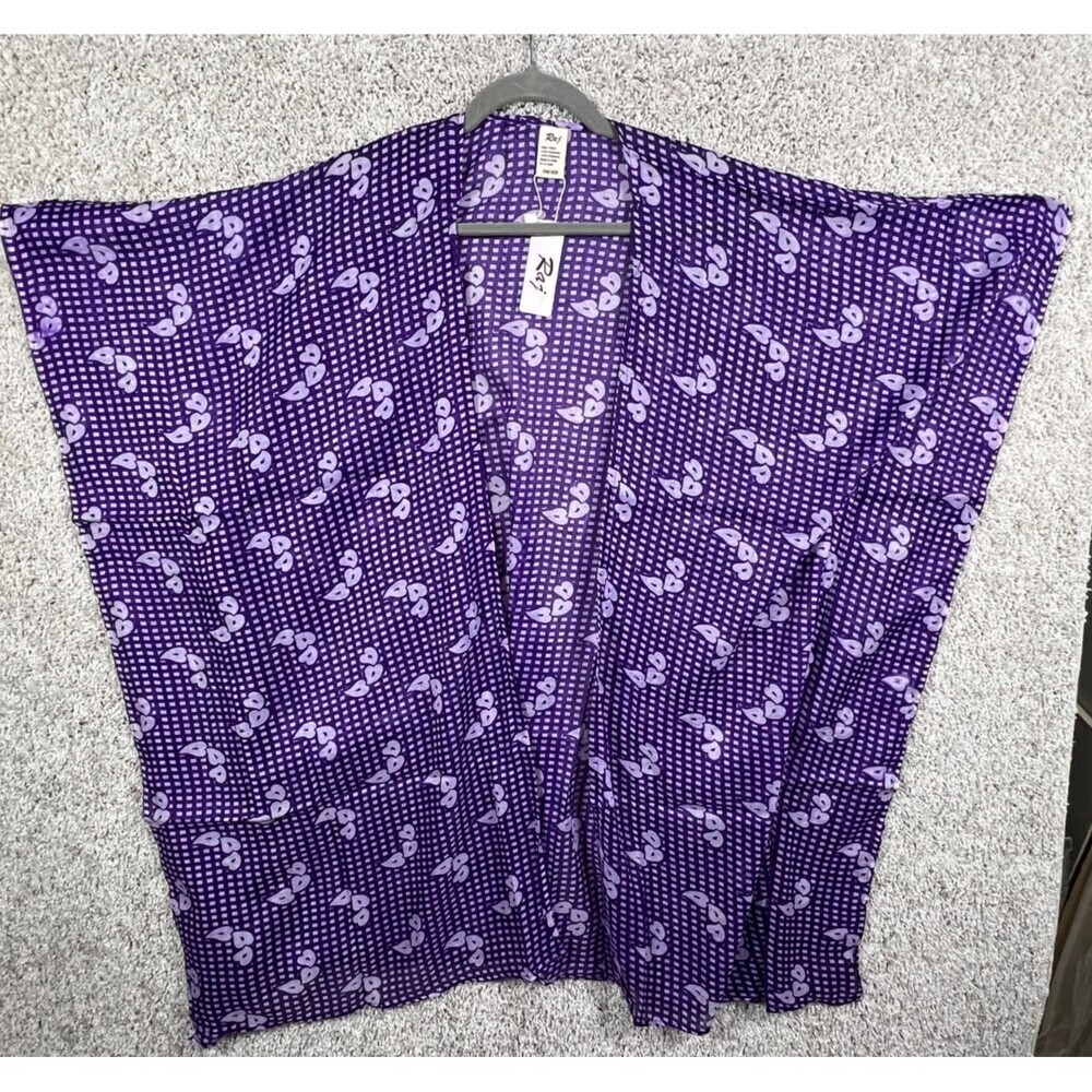 Brand New With Tags Raj Brand Open Front Kimono Purple OS